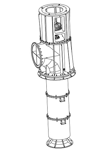 Vertical Pull-out type Pump Structure Diagram