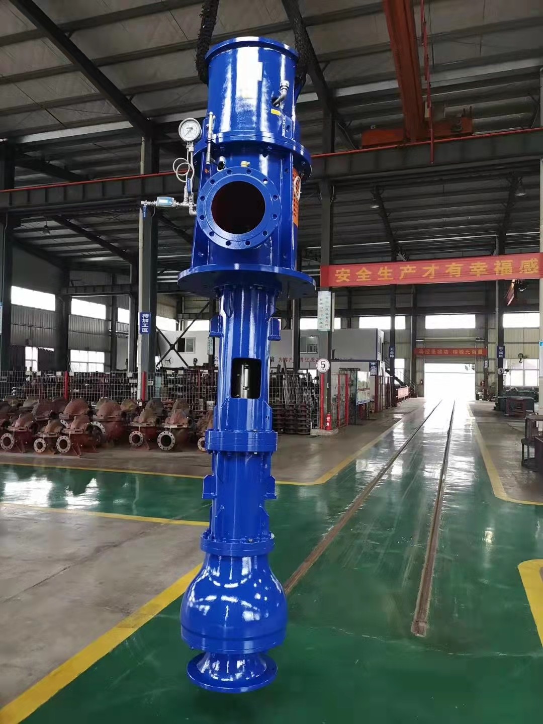 Vertical turbine pump exporter